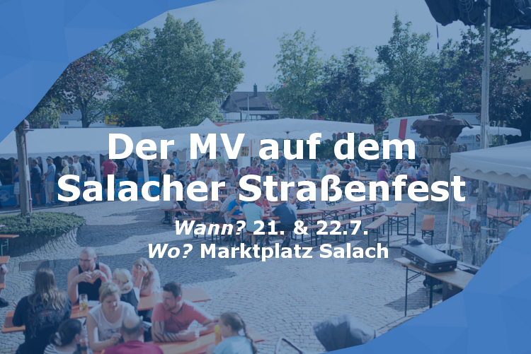 Der Mv Salach Auf Dem Strassenfest 2018 Musikverein Salach E V